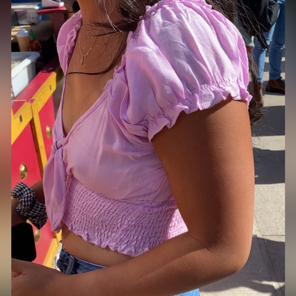 Lilac purple top